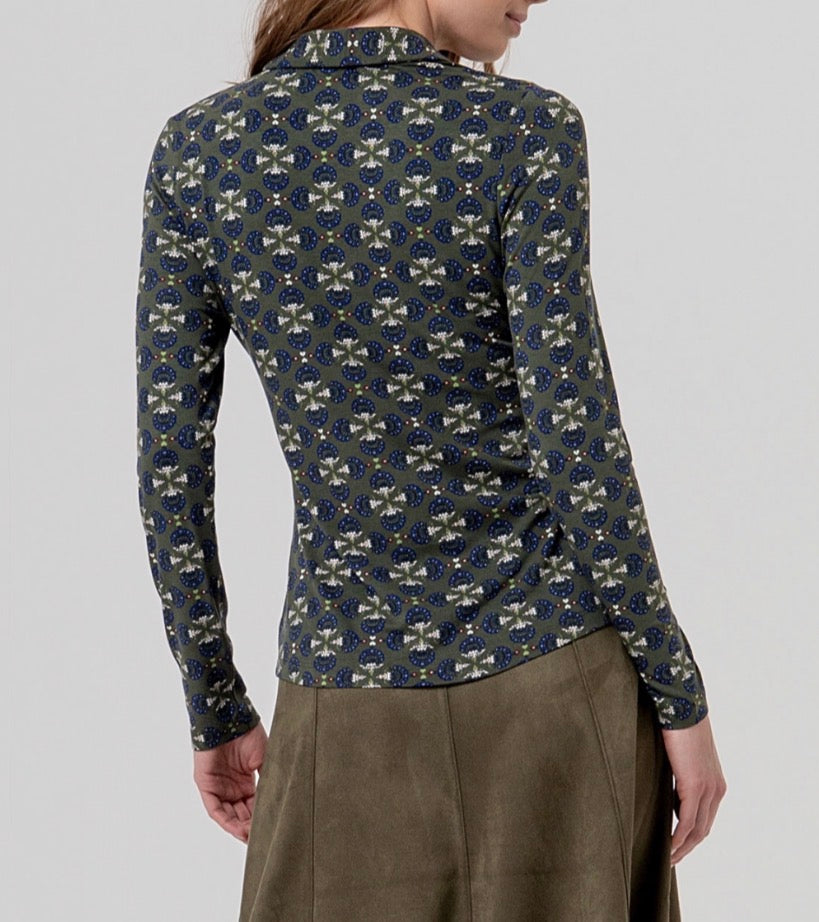 Camicia a maniche lunghe stampata Surkana