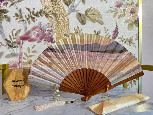 Ventaglio in Seta Paesaggio