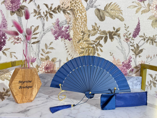 Ventaglio medio seta tinta unita