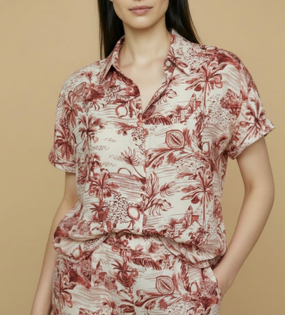 Camicia a maniche corte Surkana