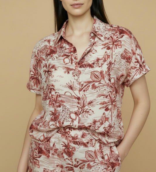 Camicia a maniche corte Surkana