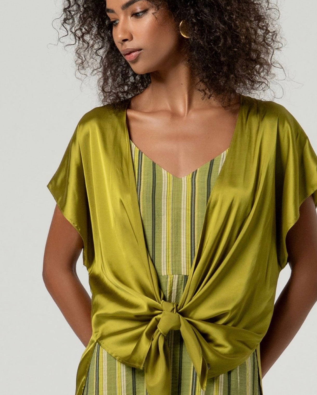 Blusa annodata Verde