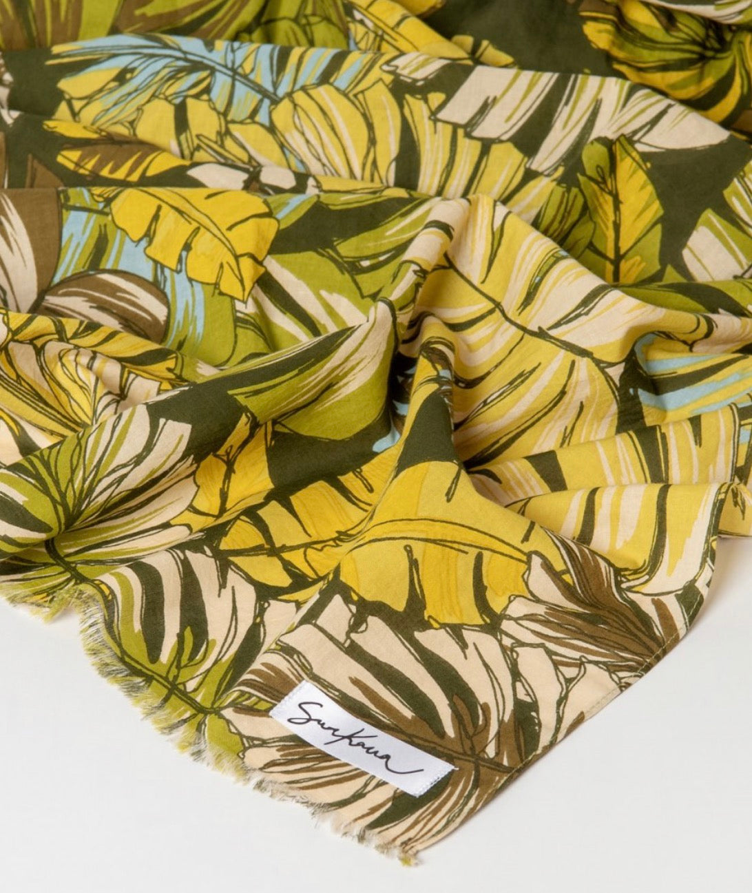 Foulard rettangolare stampato Surkana