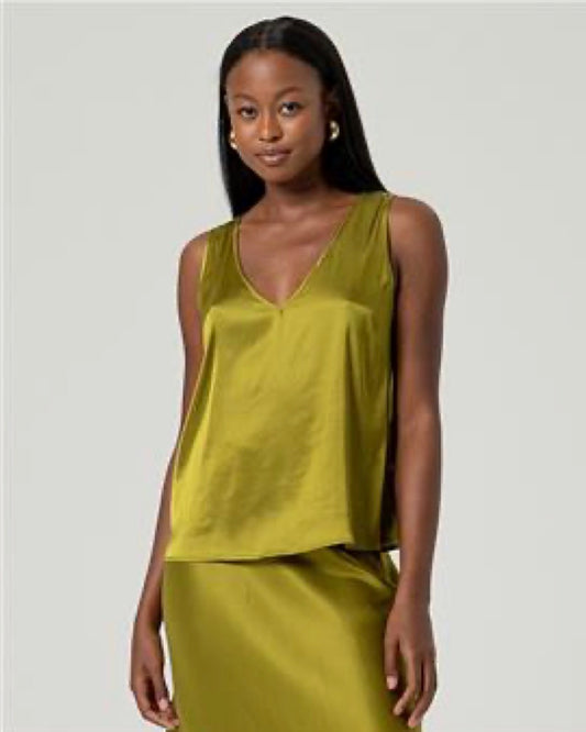 Top a spalline con scollo a V