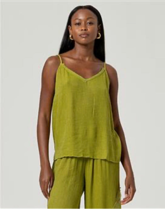 Top a spalline sottili con scollo a V