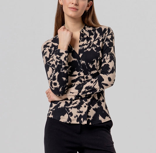 Camicia stampata a manica lunga Surkana