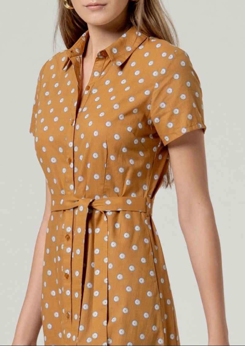 Vestito camicia a maniche corte Surkana