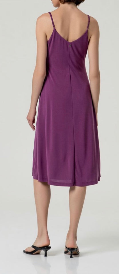 Vestito a spalline con spacco Surkana