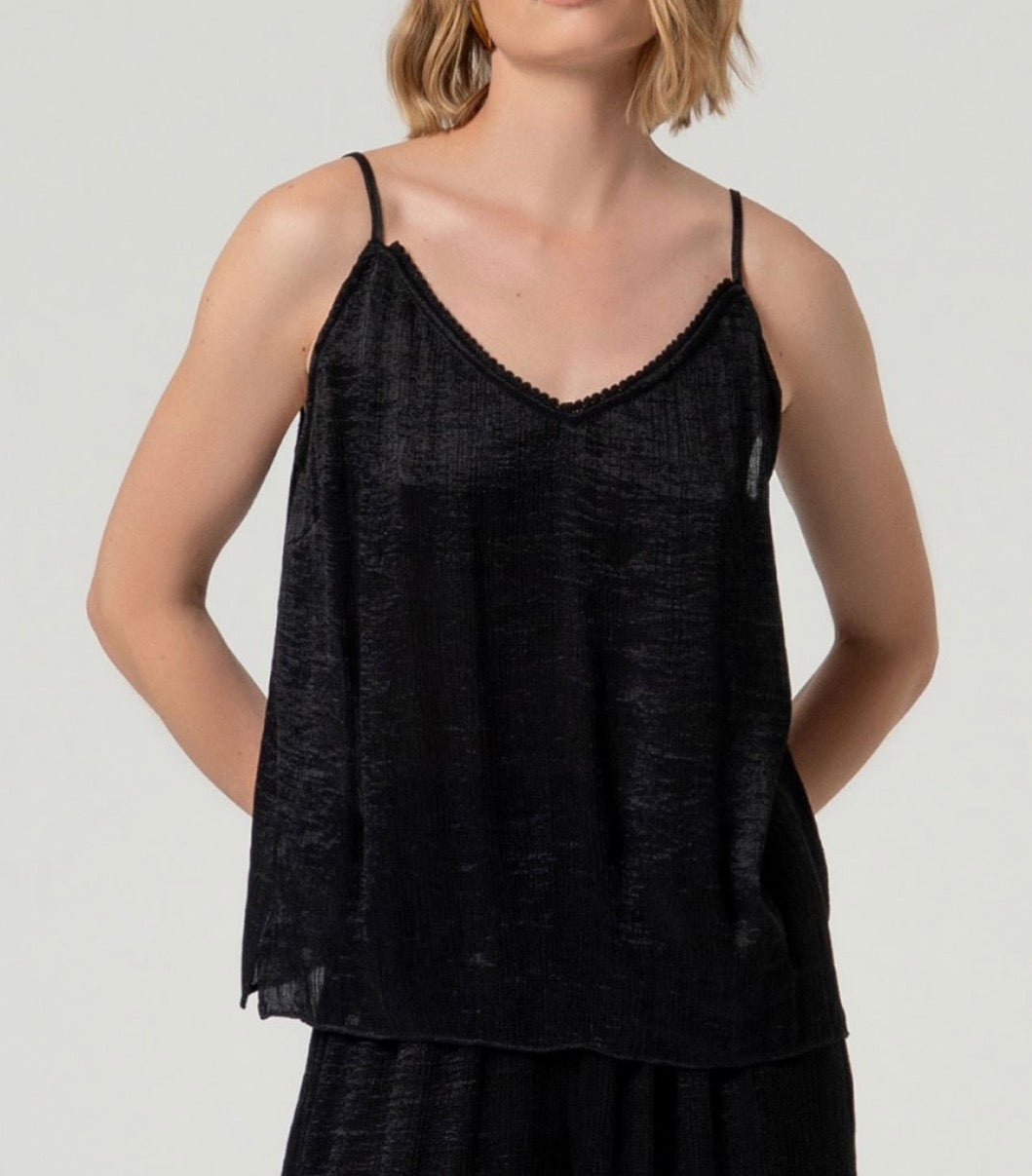 Top a spalline sottili con scollo a V