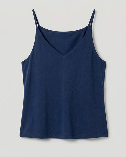 Top a spalline con scollo a V Surkana