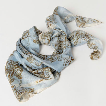 Foulard quadrato stampato Surkana