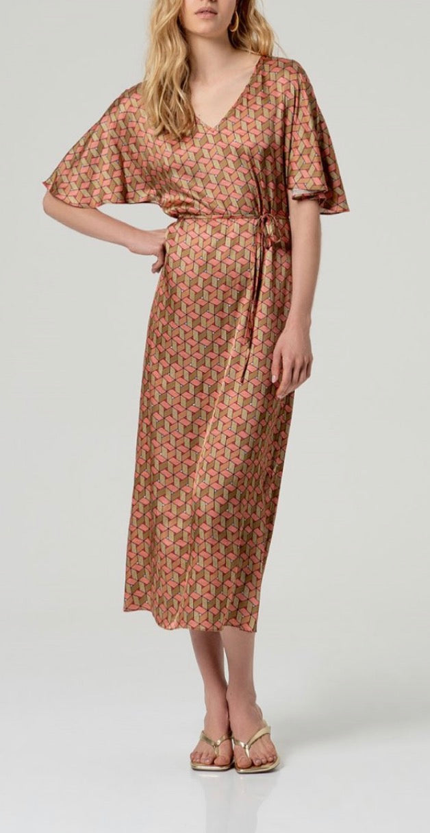 Vestito con scollo a V Surkana