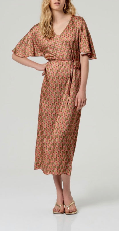 Vestito con scollo a V Surkana