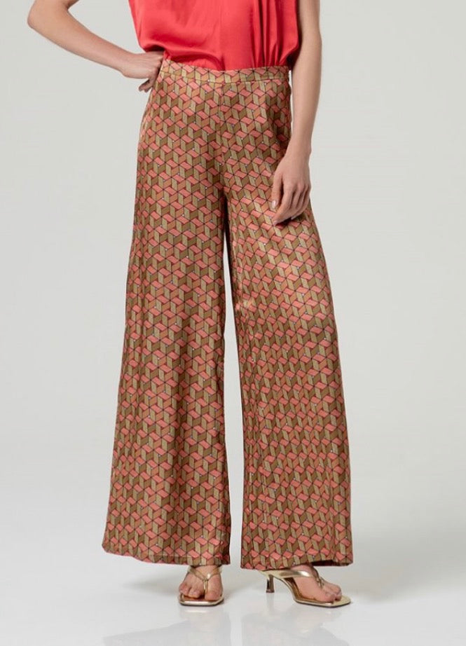 Pantaloni con stampa geometrica Surkana