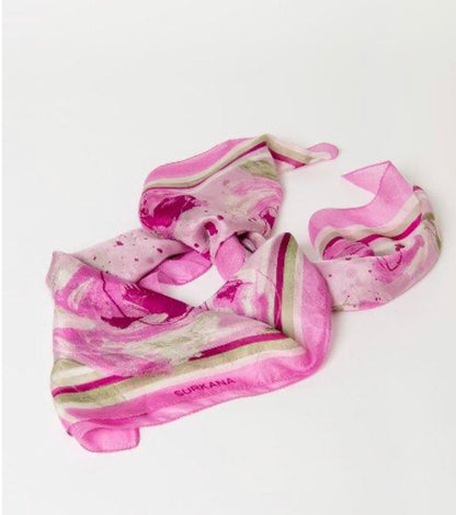 Foulard quadrato stampato Surkana