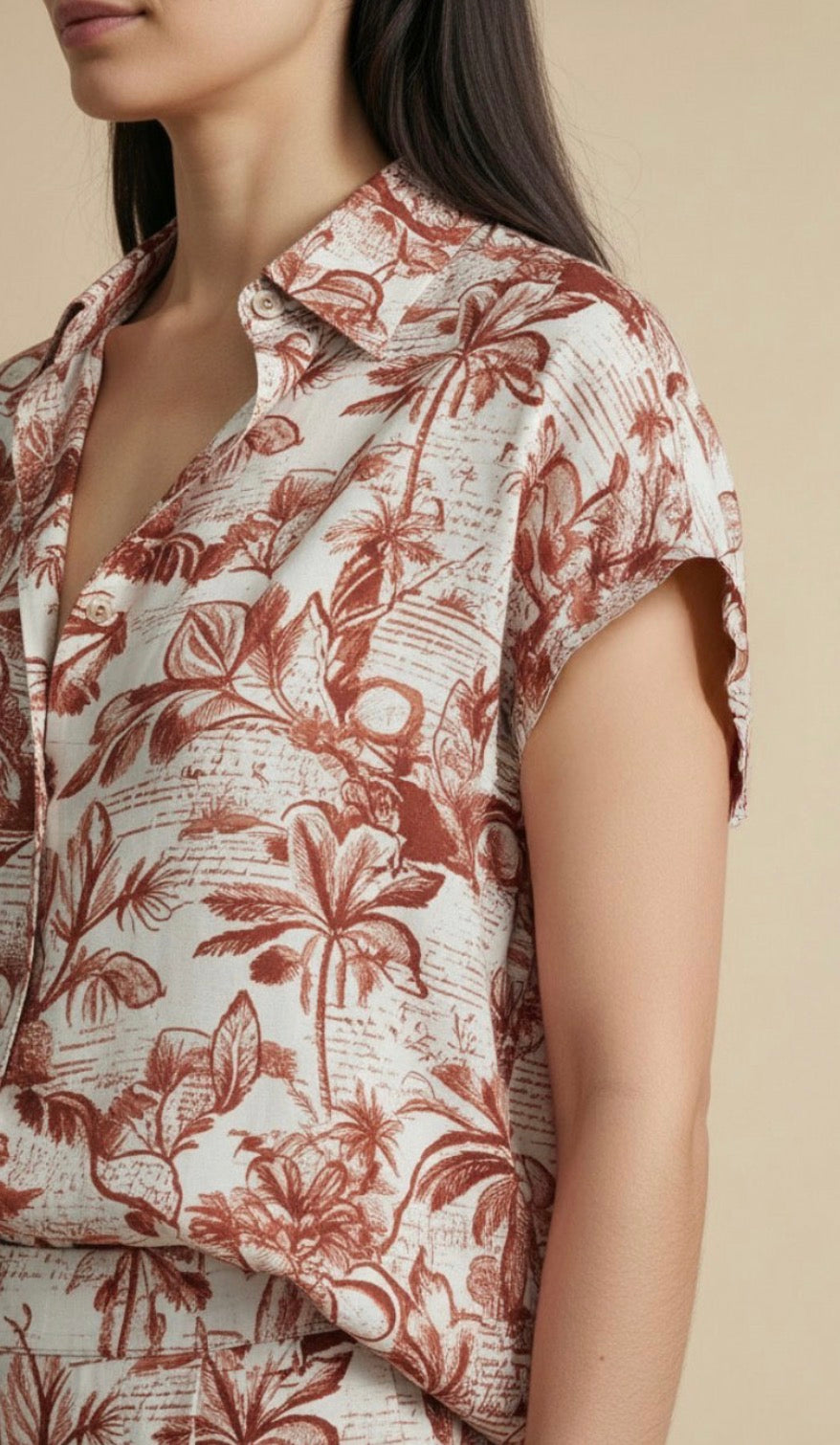 Camicia a maniche corte Surkana