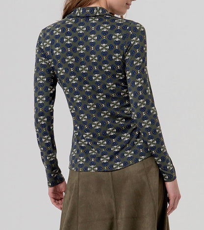 Camicia a maniche lunghe stampata Surkana