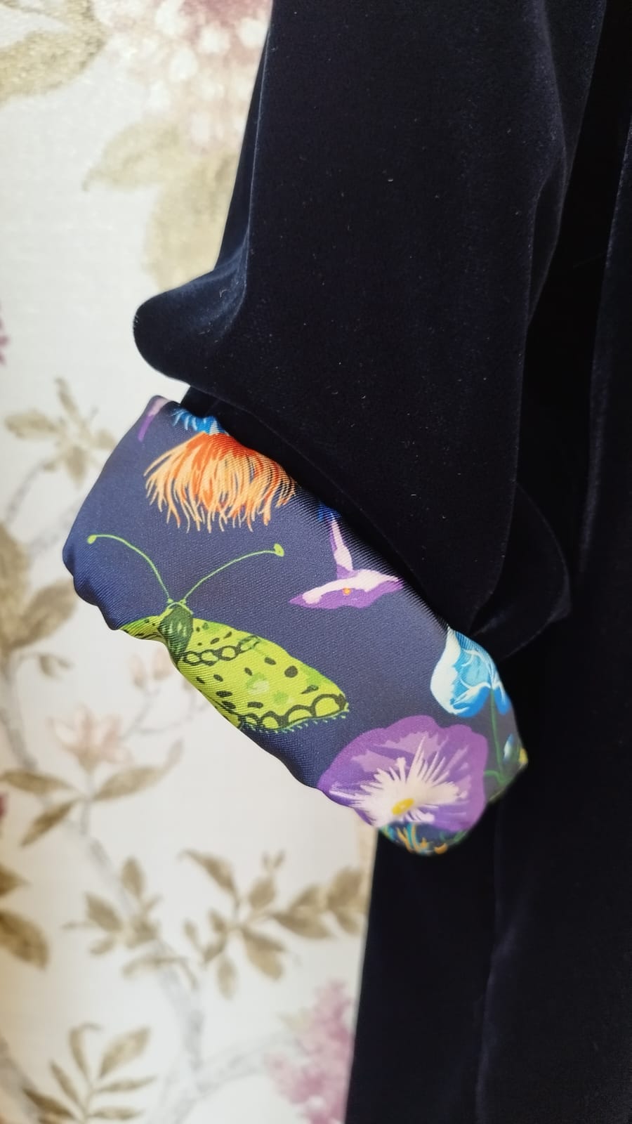 Kimono lungo velluto Wu' Side