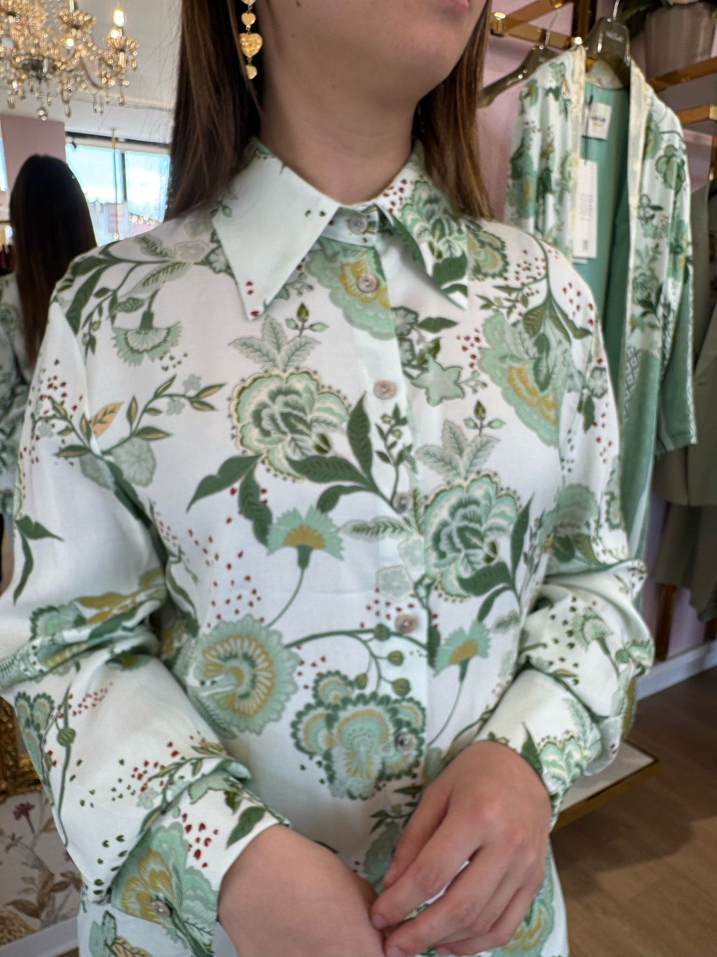 Camicia Wu' Side floreale