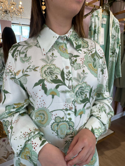 Camicia Wu' Side floreale
