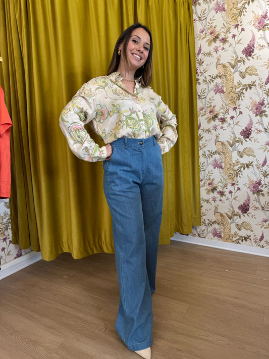 Camicia Wu' Side floreale