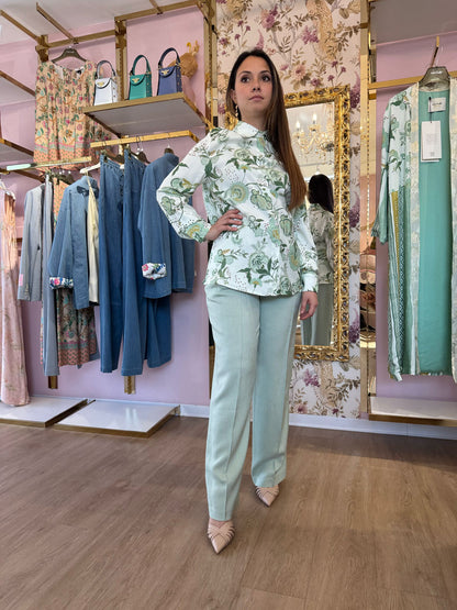 Camicia Wu' Side floreale