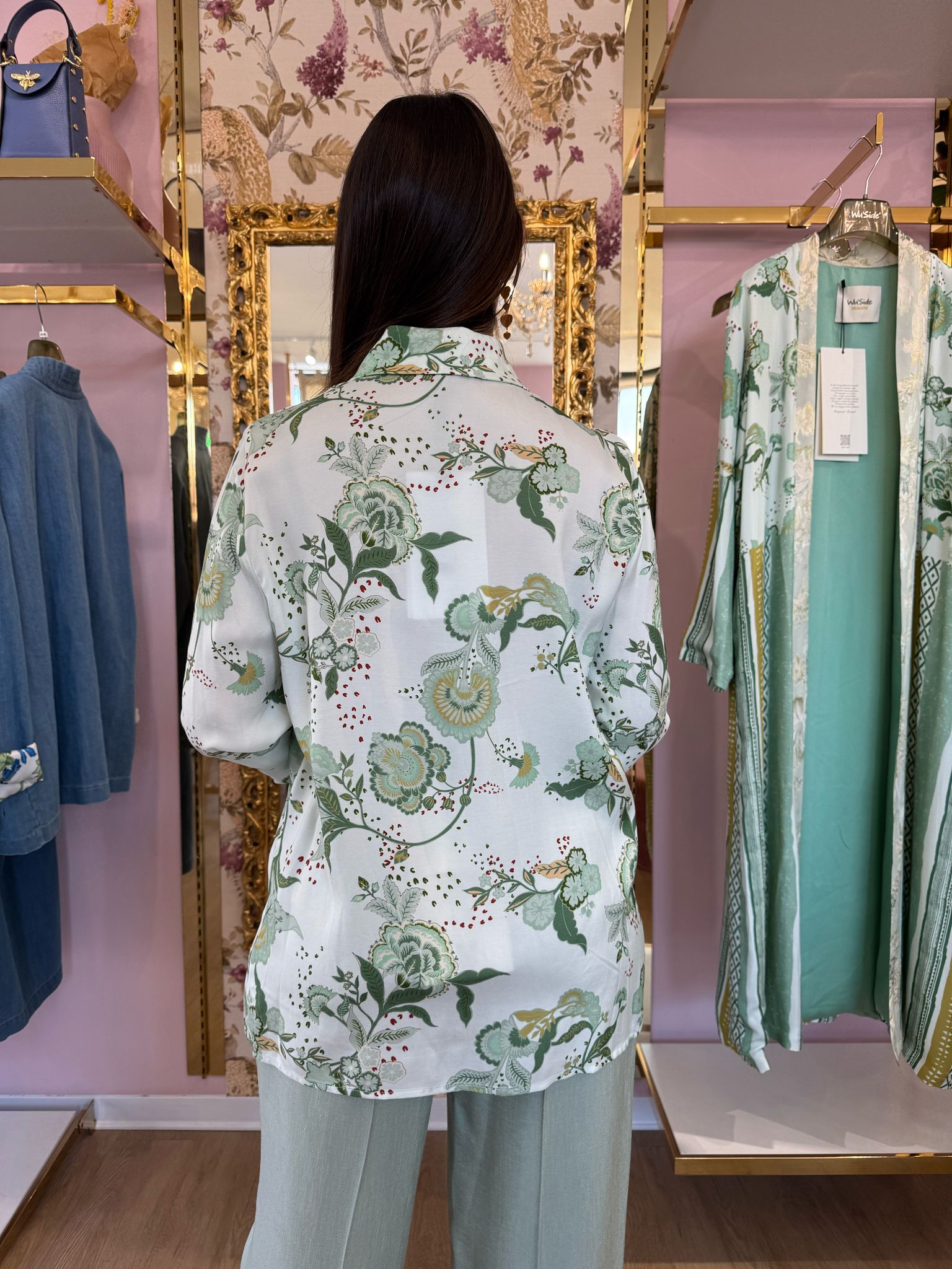 Camicia Wu' Side floreale