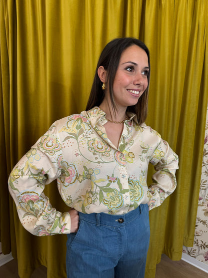 Camicia Wu' Side floreale