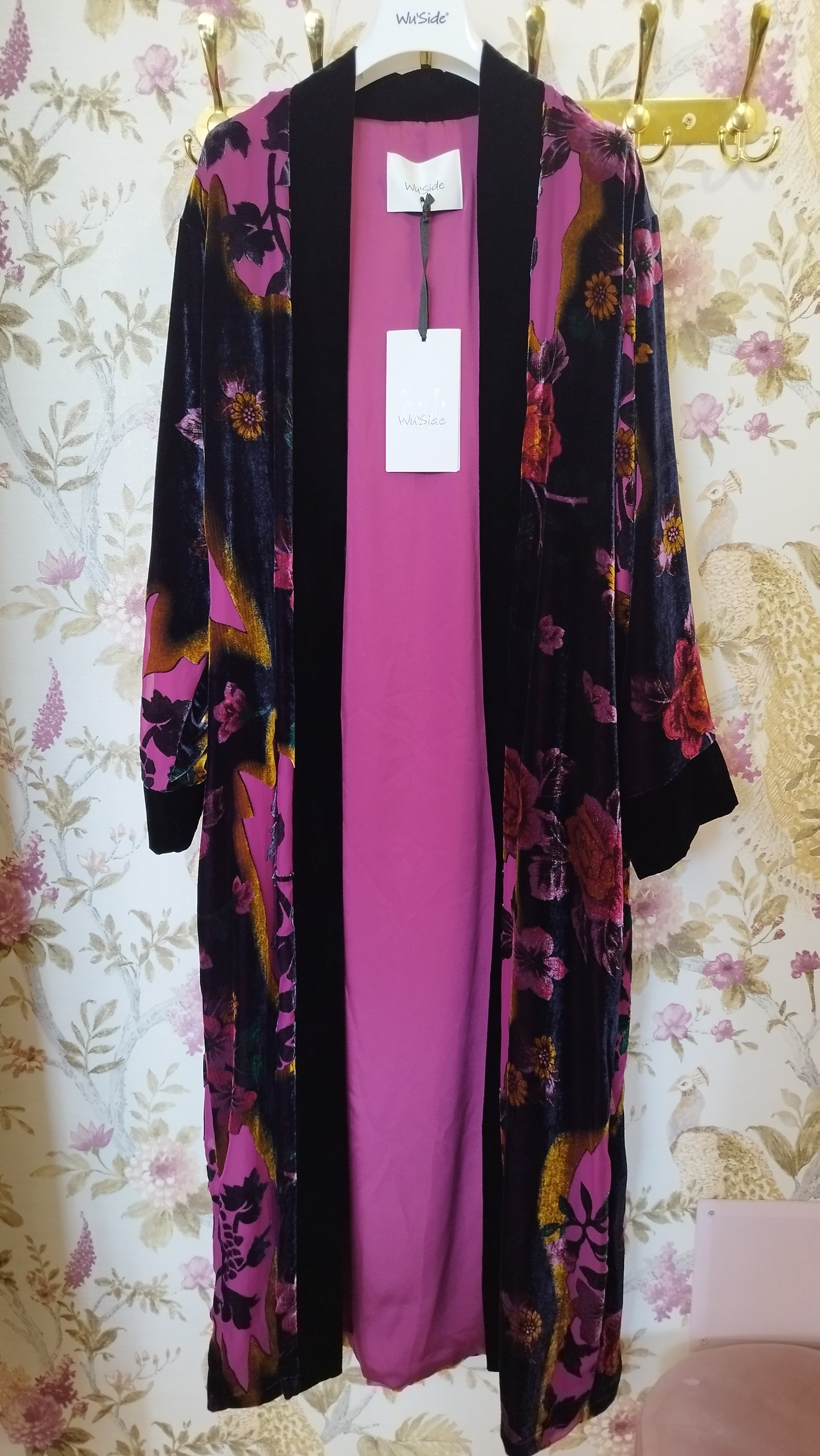 Kimono lungo Wu' Side devore'