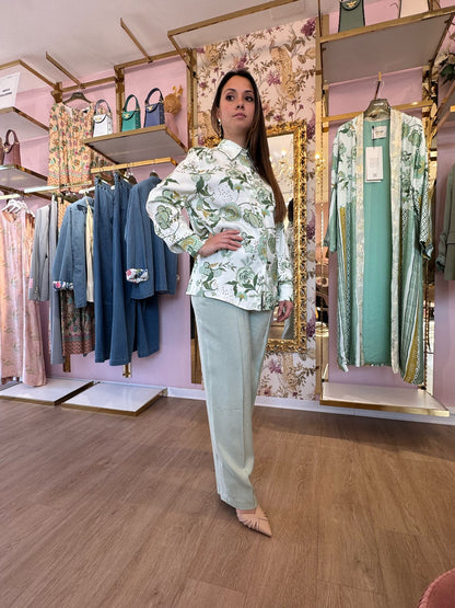 Camicia Wu' Side floreale