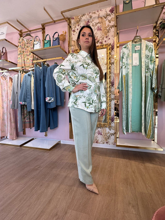 Camicia Wu' Side floreale